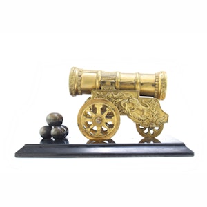 Russian gild bronze model of cannon "Tsar Cannon" a private bronze foundry c.1880