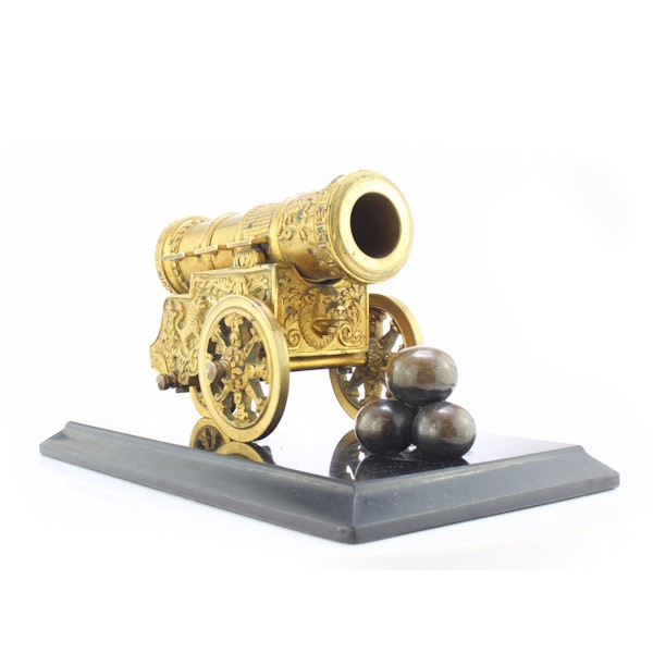 Russian gild bronze model of cannon "Tsar Cannon" a private bronze foundry c.1880 - image 4