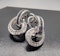 Sapphire and Diamond Swirl Earrings - image 7