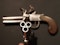 Pair 3 barrelled flintlock pistols - image 4