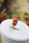 A very fine Victorian Coral and Diamond Ring set in 18ct Yellow Gold, English, Circa 1900 - image 3