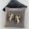 Date: circa 1960, 18ct Yellow Gold, Diamond stone set clip Earrings, SHAPIRO & Co since1979 - image 5