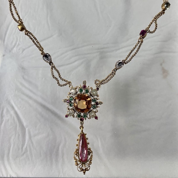 1820 topaz necklace - image 2