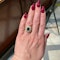 Sapphire Diamond Ring in 18ct Gold date circa1960 SHAPIRO & Co since1979 - image 5