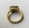 Gold gem set ring - image 3
