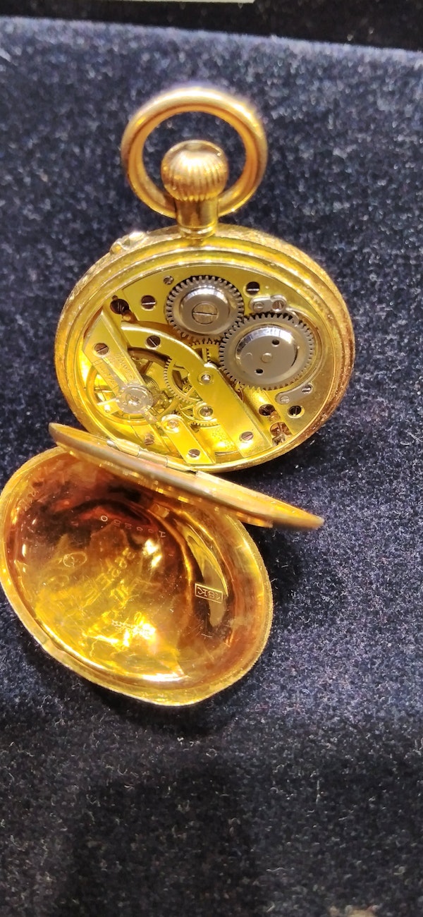 Antique Lady's Half Hunter Pocket Watch C1900. - image 4