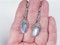 Moonstone and pearl drop earrings sku 4808  DBGEMS - image 4