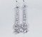 Art deco diamond drop earrings sku 4810 DBGEMS - image 4