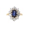An Antique Diamond Sapphire Ring - image 1