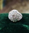 A very beautiful & stylish Art Deco Diamond Demi-Bombé Ring, mounted in Platinum, Circa 1935 - image 2