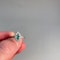 Emerald Diamond Ring in 18ct White Gold date Birmingham 1981 SHAPIRO & Co since1979 - image 7