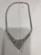Modern diamond necklace - image 2
