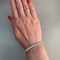 Diamond Line Bracelet in 18ct White Gold date circa 1960 SHAPIRO & Co since1979 - image 3