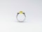 18ct Yellow & White Gold Rub Around 3 Stone Emerald & Diamond Ring - image 3