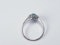 Art deco emerald and diamond cluster ring sku 4839  DBGEMS - image 4
