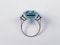 Aquamarine and diamond dress ring sku 4845  DBGEMS - image 4