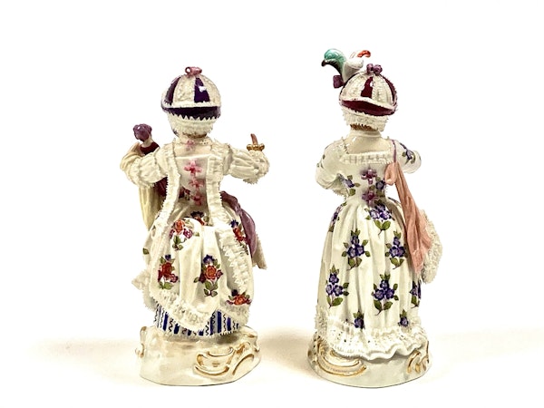 Pair of Meissen figures - image 2