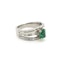 Emerald and Diamond ring - image 4