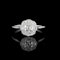 A Platinum Daisy Diamond Cluster ring - image 1