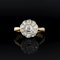 A Platinum Diamond Daisy ring - image 1