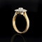 A Platinum Diamond Daisy ring - image 2
