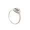 A hexagonal Sapphire and Diamond ring - image 2