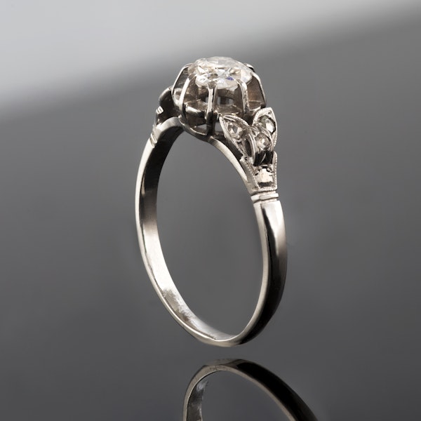 A Diamond Platinum Ring - image 2