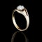 A Daisy Diamond Gold ring - image 2