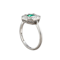 An Antique Emerald and Diamond ring - image 2