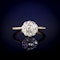 An eighteen carat Gold Daisy Diamond ring - image 1