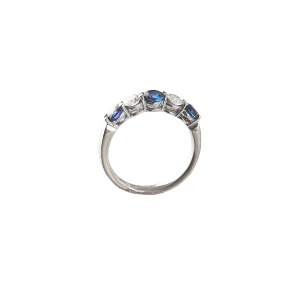 A Sapphire and Diamond ring - image 2