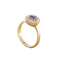 A Sapphire and Diamond Cluster ring - image 2