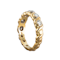 A six stone Diamond Gold ring band - image 2