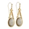 A pair of Cherub Gold Drop Earrings - image 2