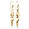 A pair of Gold tasseled earrings - image 2