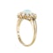 An Opal Diamond Heart Ring **SOLD** - image 2