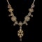 Liberty & Co. An Arts & Crafts delicate gold necklace set  amethysts. 1906 / 1907. - image 2