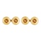 Gold Button Cufflinks | Italian c1950s - image 1
