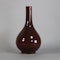 Chinese copper-red pear-shaped bottle vase, 18th century - image 3