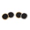 A pair of French Night and Day Onyx Diamond Cufflinks - image 2
