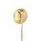 A French Rock Crystal Fish Gold Tie Pin - image 2