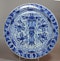 Dutch Delft blue and white plate, 18th century - image 1