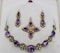 An exceptional example of a late Georgian Demi-Parure set with Amethysts, Seed Pearls and Chrysobery in High Carat Yellow Gold, English, Circa 1820 - image 3