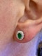 1.25ct Natural Emerald and Diamond Earrings - image 4