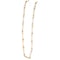 A Gold Pearl Chain Necklace - image 2