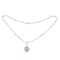 A Turquoise, Natural Split Pearl and Gold Locket Necklace - image 2