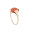 A Gold Coral Ring - image 2