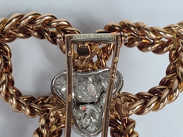 Pierre Sterle diamond clip sku 4872  DBGEMS - image 4