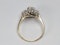 Antique diamond cluster engagement ring sku 4874  DBGEMS - image 4