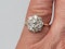 Antique diamond cluster engagement ring sku 4874  DBGEMS - image 5